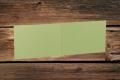 [16407652] Klappkarten 169/338x120 mm (B6) langdoppelt Pistache gerippt 220 g/qm
